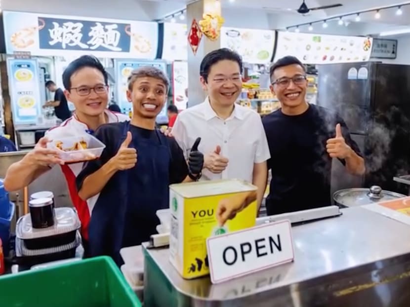 Ex-footballers’ halal chee cheong fun stall sees boost in business after PM Wong’s visit