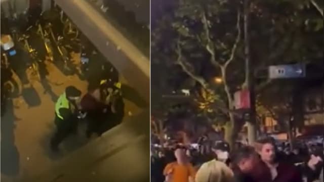 记者上海采访被扣留殴打 英外交部召见中国大使