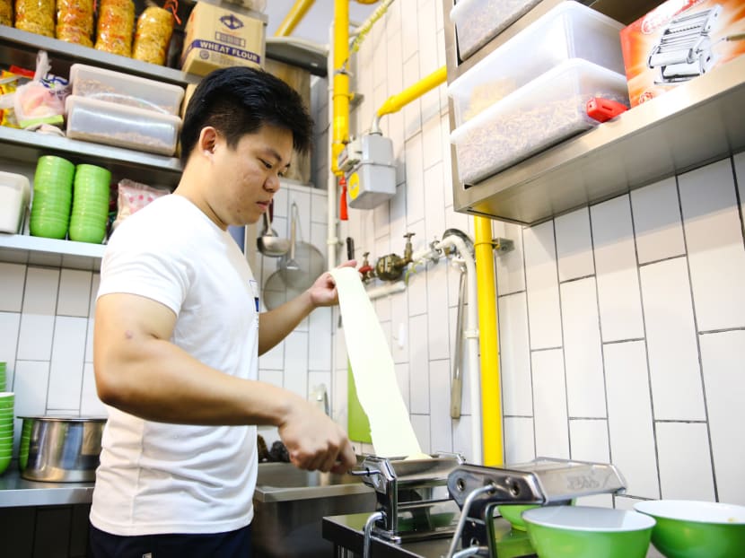 Mr Kwan Yee Liang, 29, is one of 12 hawkers who have joined the National Environment Agency's Incubation Stall Programme since it started in late February this year.