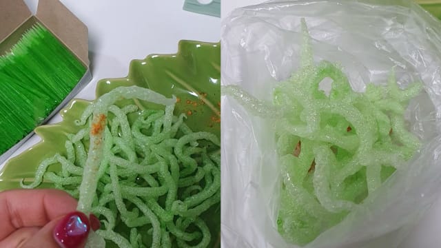 油炸“可食用牙签”风靡韩国 我国食品局：切勿效仿