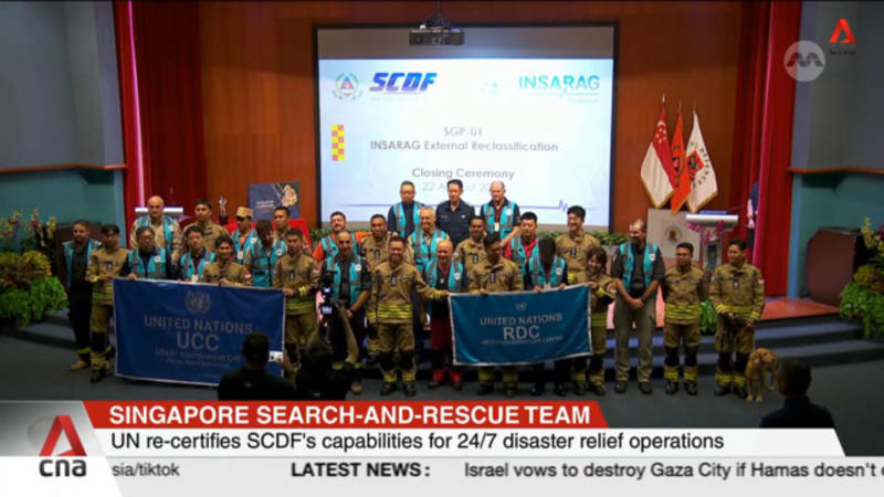 SCDF's Operation Lionheart retains status as Heavy Urban Search and Rescue Team