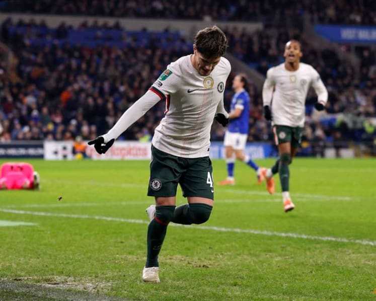 Garnacho double fires Chelsea past third-tier Cardiff into League Cup semi-finals