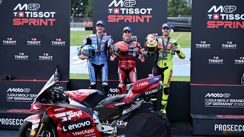 Marc Marquez cruises to historic sprint victory from pole at German Grand Prix