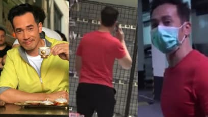 Moses Chan Seen Staring Helplessly At Empty Supermarket Shelves In Hongkong