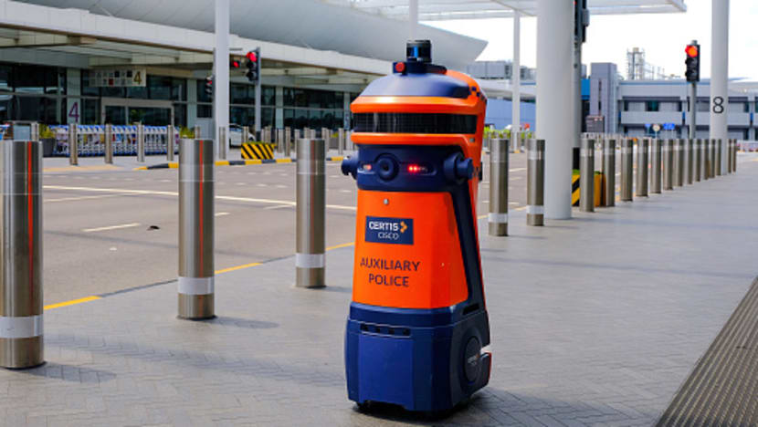 Jail for man who rammed trolley into Certis Cisco robot at Jewel Changi Airport