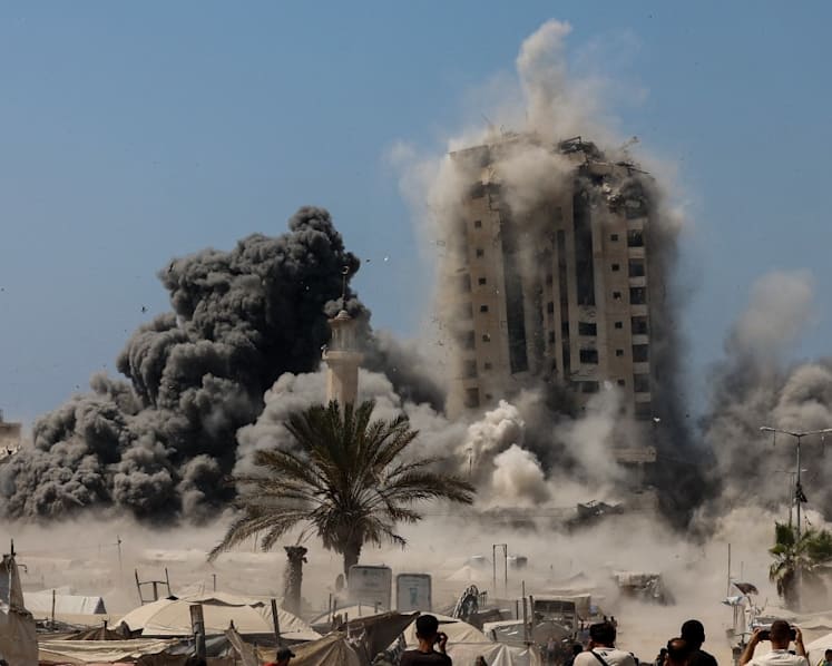 Israel army begins targeting Gaza City high-rises