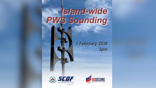 今年调整日期 民防部队2月1日全岛拉响公共警报系统