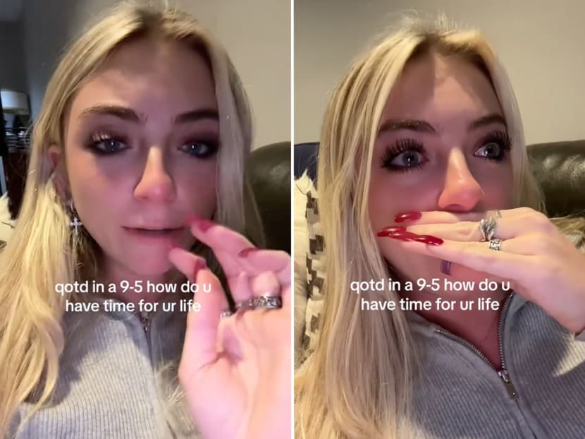 In her viral TikTok video, Ms Brielle Asero (pictured) complained about the challenges of having a personal life while working a '9 to 5' job and commuting for long hours daily.