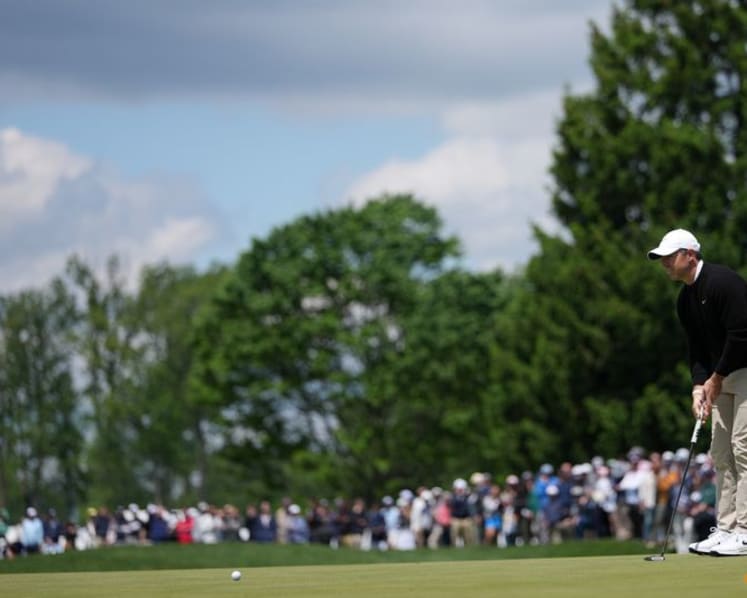 Scheffler, Potgieter in seven-way tie for PGA Championship lead, McIlroy struggles