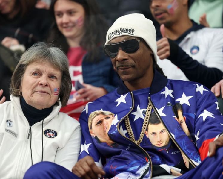 Curling-Snoop Dogg in the house: Rapper cheers US to mixed doubles win