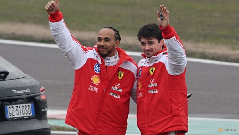 Hamilton speaks of 'massive challenge' as new Ferrari breaks cover