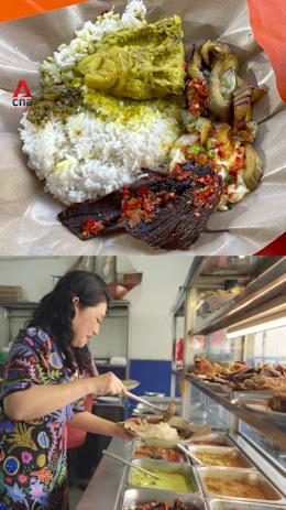 Self-serve nasi padang in JB with authentic Minang dishes