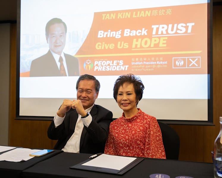 Tan Kin Lian launches bid for presidency, repeats hopes to ‘influence’ government policies if elected