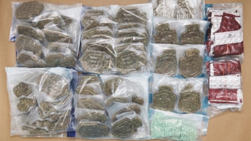 S$321,000 worth of drugs, including 6kg of cannabis, seized in CNB operations
