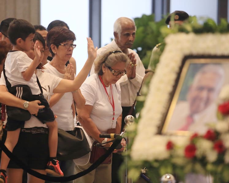Young and old bid goodbye to S R Nathan