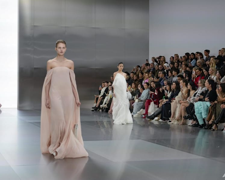 Fendi caps couture with futurism-tinged ode to Lagerfeld at Paris Fashion Week