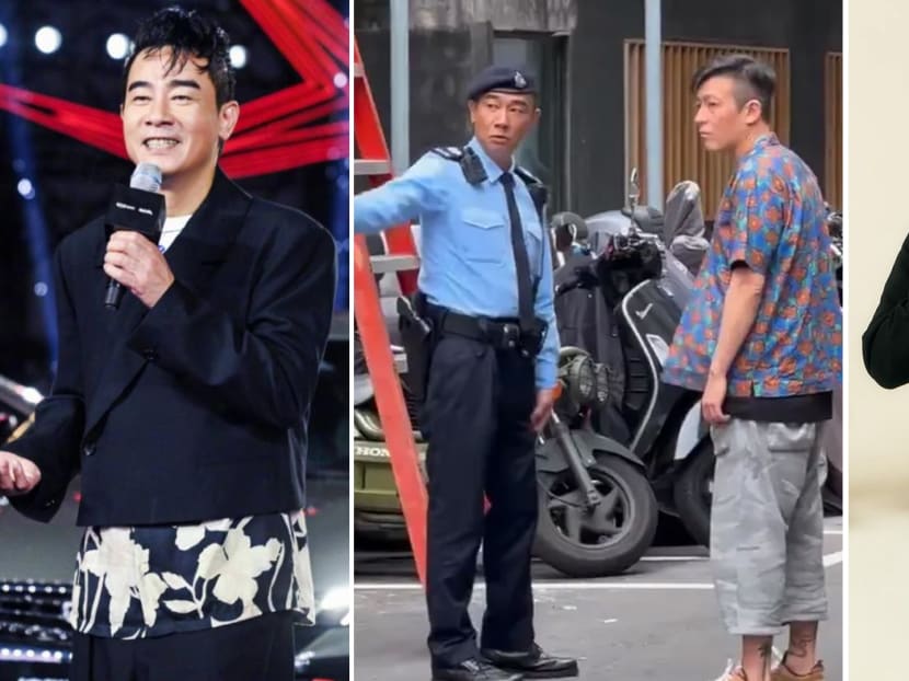 Edison Chen and Jordan Chan, who reportedly fell out ‘cos of Cecilia Cheung, seen chatting on a street in Hong Kong