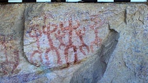 10,000 ஆண்டுக்கு முந்திய பாறை ஓவியங்கள்