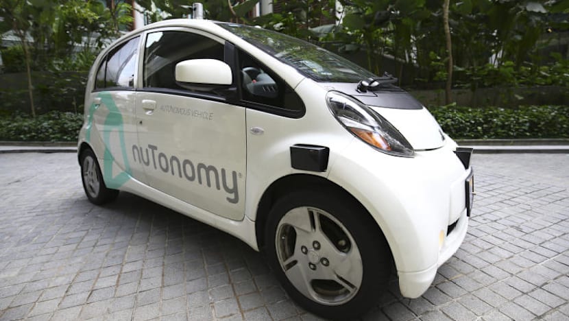 Self-driving car in accident with lorry at one-north