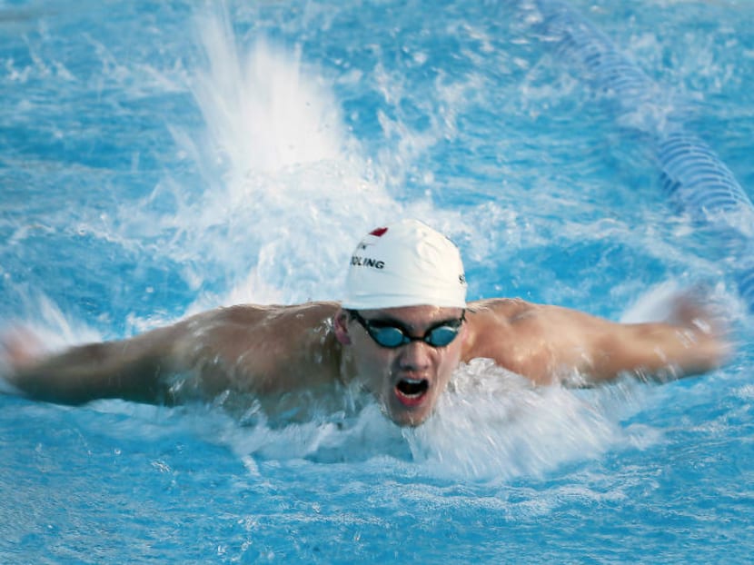 Joseph Schooling was comfortably ahead of the qualifying time for the World Championships. TODAY file photo