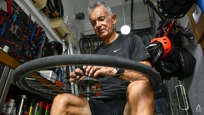 This expat banker retired early to find purpose running a free bicycle repair shop in Balestier