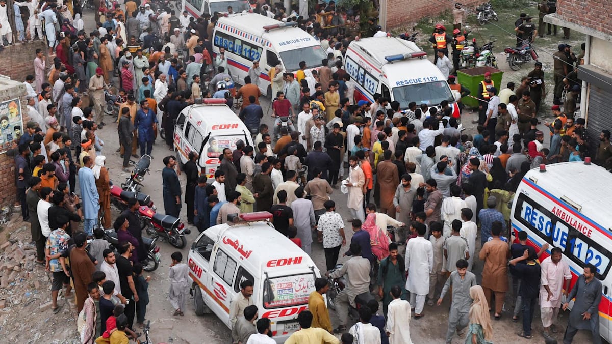Pakistan tutoring centre roof collapses, killing 14 children 