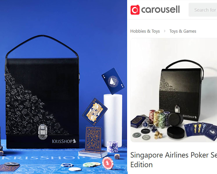 SIA Batik-Printed Poker Set Sold Out In 1 Day; But Available On Carousell For... A Lot More Money