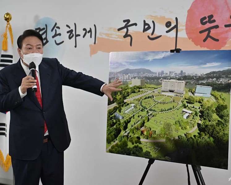 South Korea President Yoon's Blue House move to reshape Seoul
