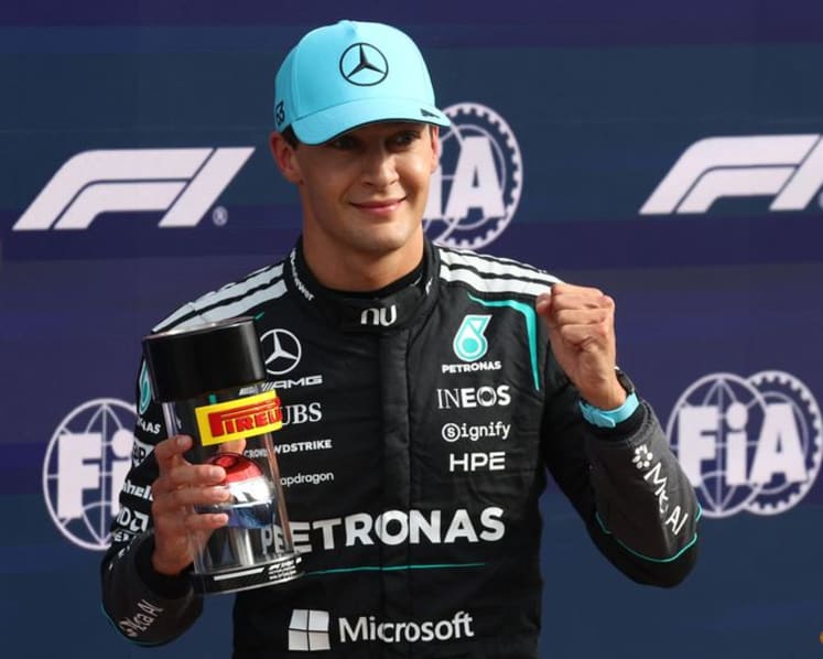 Russell takes sprint pole at Dutch Grand Prix ahead of Norris