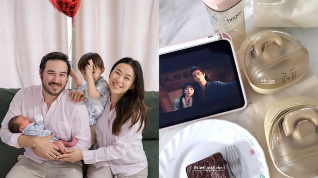 林慧玲坐月子煲剧追《逐玉》！爱女正脸萌照首曝光