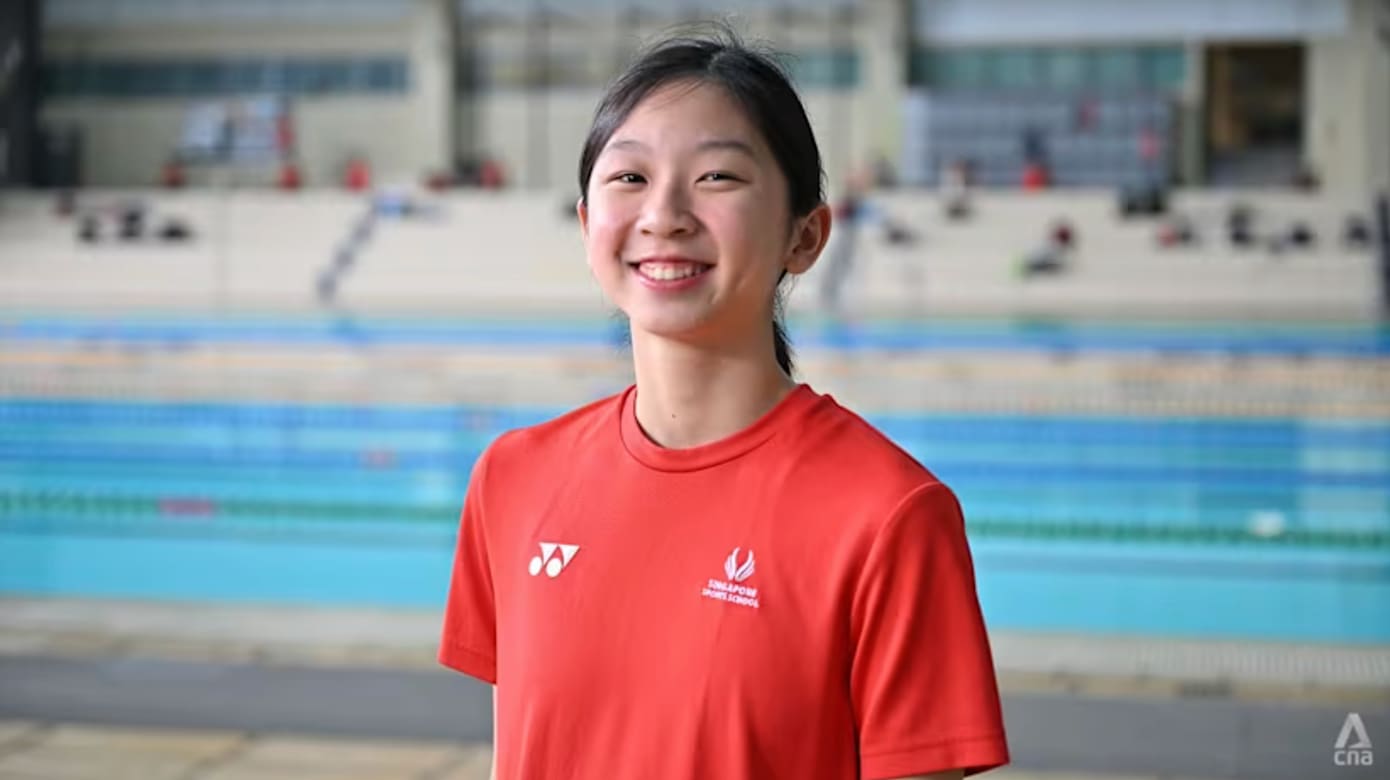 不被东运金牌成绩冲昏头 15岁杨舒宁继续专注日常训练