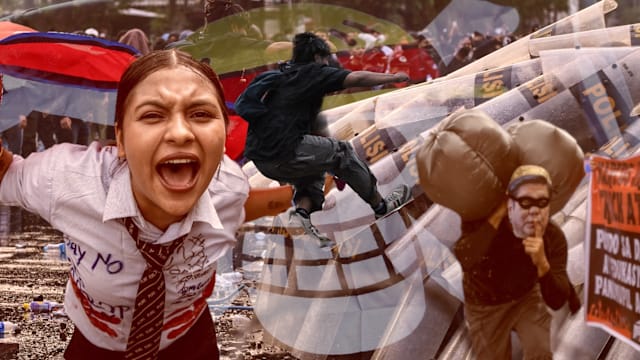 焦点 | 为何Z世代冒命上街抗议高举海盗旗？