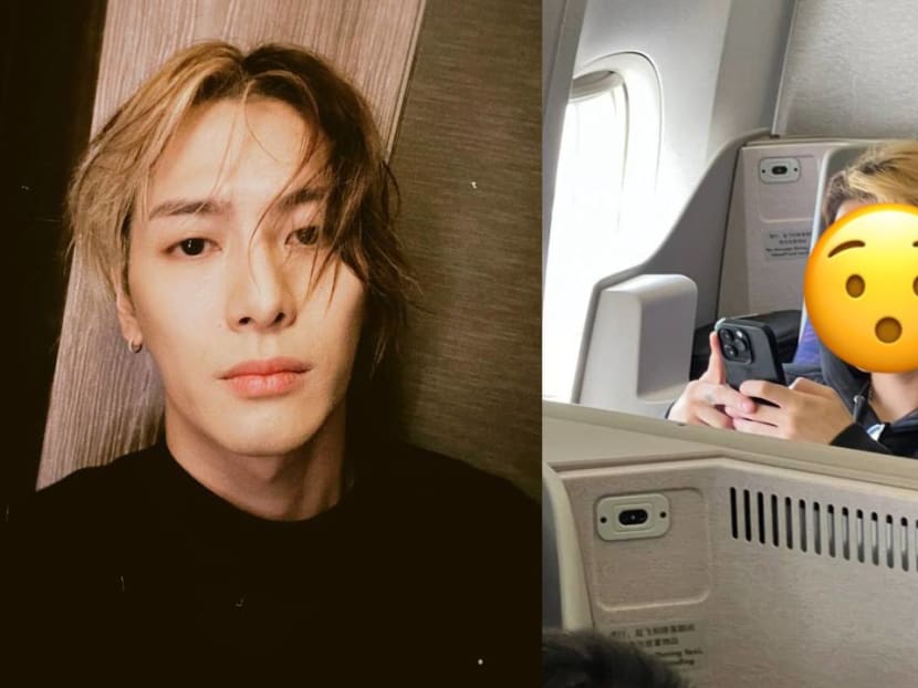 People had a lot to say about how Jackson Wang looked on a biz class flight to China