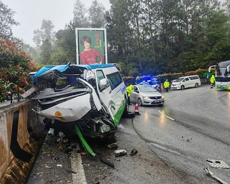 Six dead in Genting Highlands after accident involving tourist van