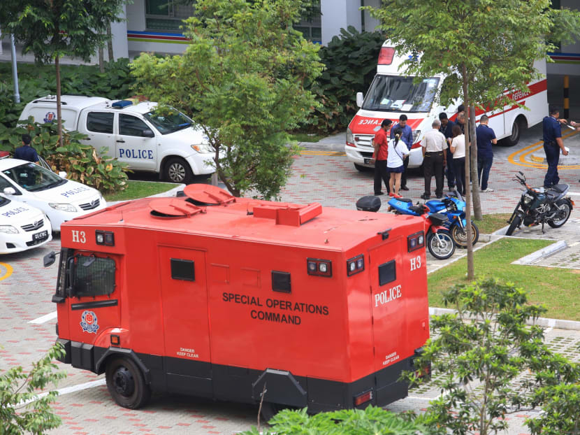Cops break into Sembawang Drive flat in dramatic end to 17-hour standoff 