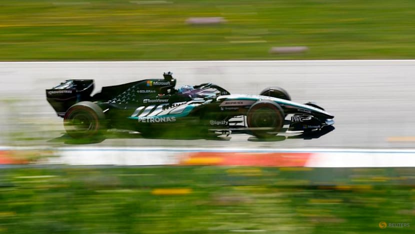 Russell takes pole for Austrian GP as Verstappen crashes