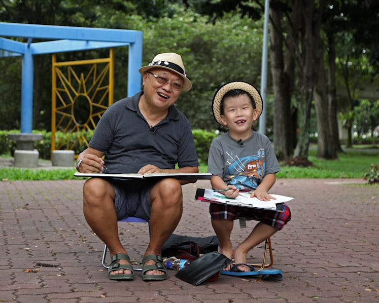 69-year-old 'sketch machine' brings to life stories of nation’s historic buildings