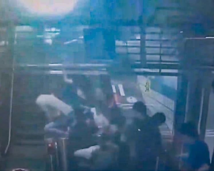 Three seriously injured after escalator at South Korea subway station suddenly reverses