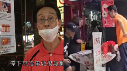 Passerby Urges People To Support Ex-HK Actor, 71, Selling XO Sauce On The Streets; Unaware He's Selling Sauces 'Cos  He "Got Nothing To Do"