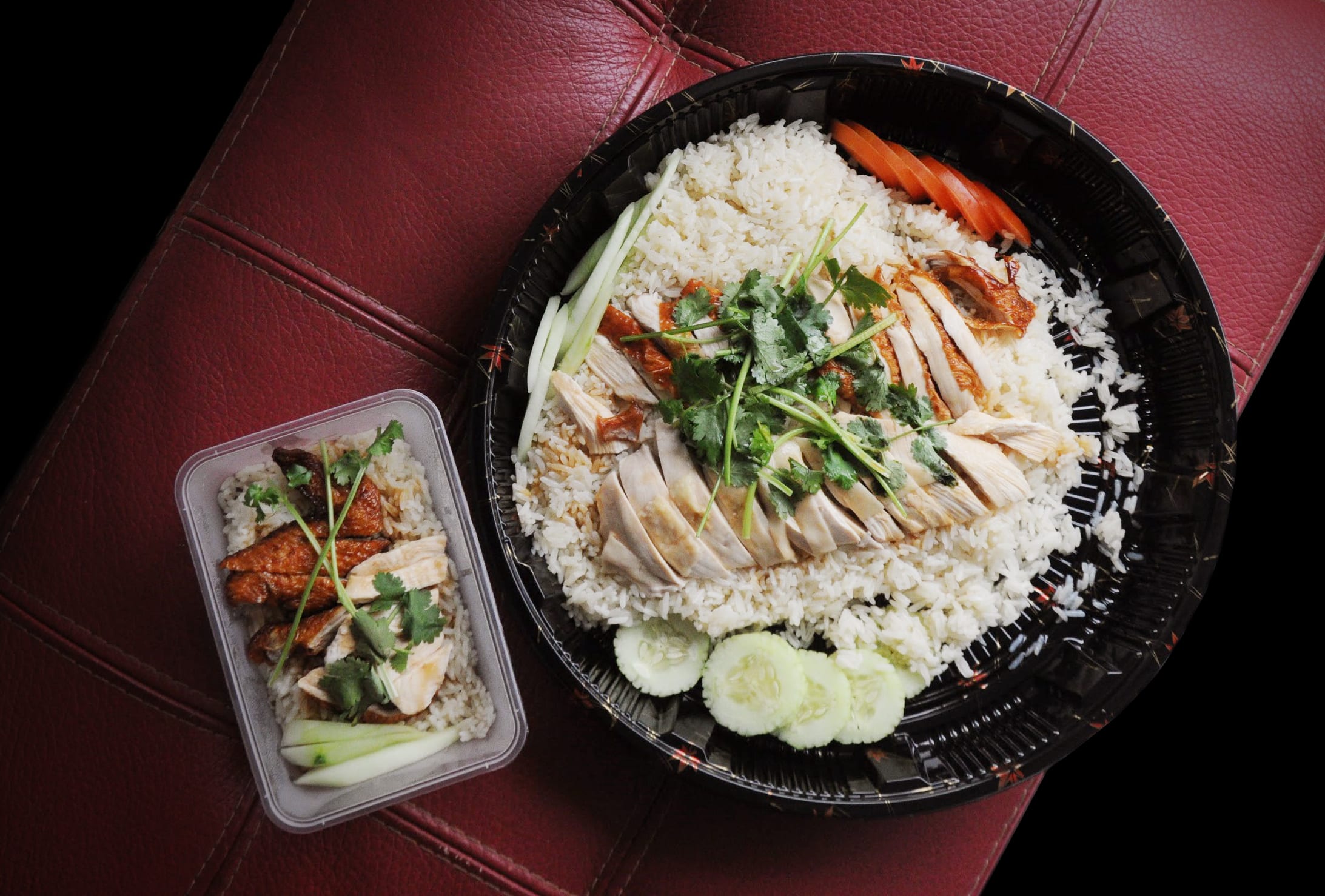 2 Platter Rice $23 Giant Truffle Chicken Rice Platter With Islandwide Delivery to Feed ...