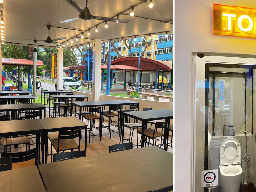 'Singapore’s most atas coffeeshop toilet' with air-con in kopitiam run by young towkays