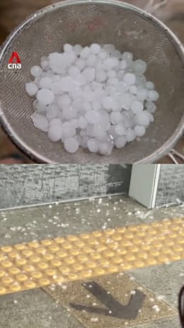 Rare hailstorm hits parts of Bangkok