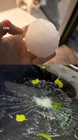 Tennis ball-sized hail pummels Paraguay’s capital