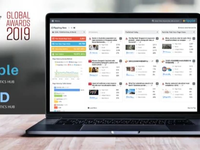 Mediacorp's proprietary data analytics platforms MeID and RIPPLE won nine awards at the Global BIGGIES Awards competition in San Francisco.