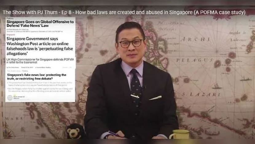 Arahan Pembetulan dikeluarkan terhadap New Naratif, Thum Ping Tjin berhubung video POFMA
