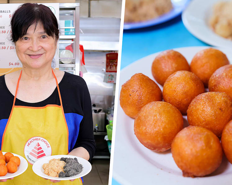 Ex-school ‘canteen auntie’ sells wonderfully crispy, gooey sweet potato balls at S$3 for 10 pieces 