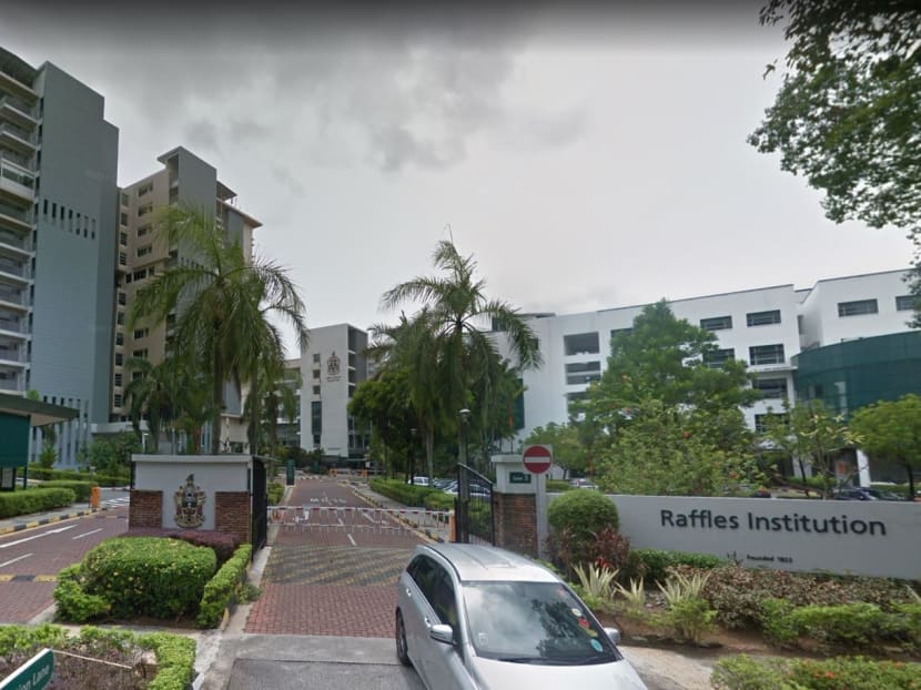 A file photograph of Raffles Institution.