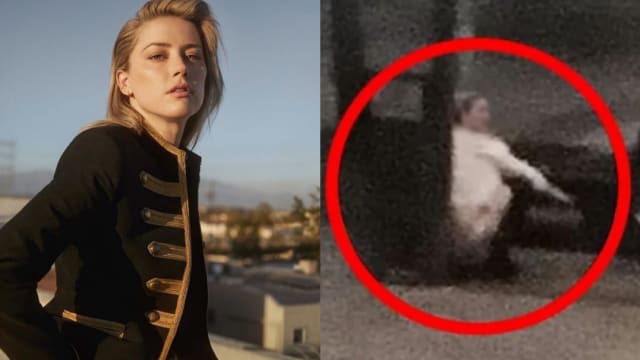 Amber Heard街边公然大号？超恶画面全被拍