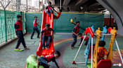 India flyover school offers lifeline to street children