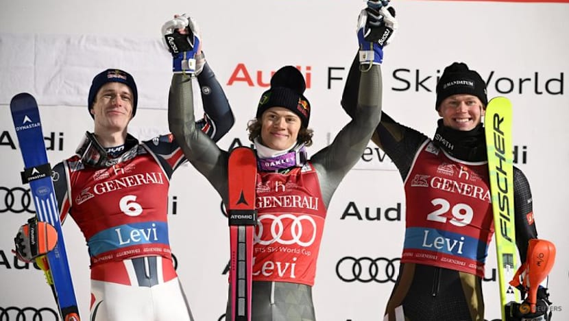 Alpine skiing-Pinheiro Braathen gives Brazil historic first World Cup win